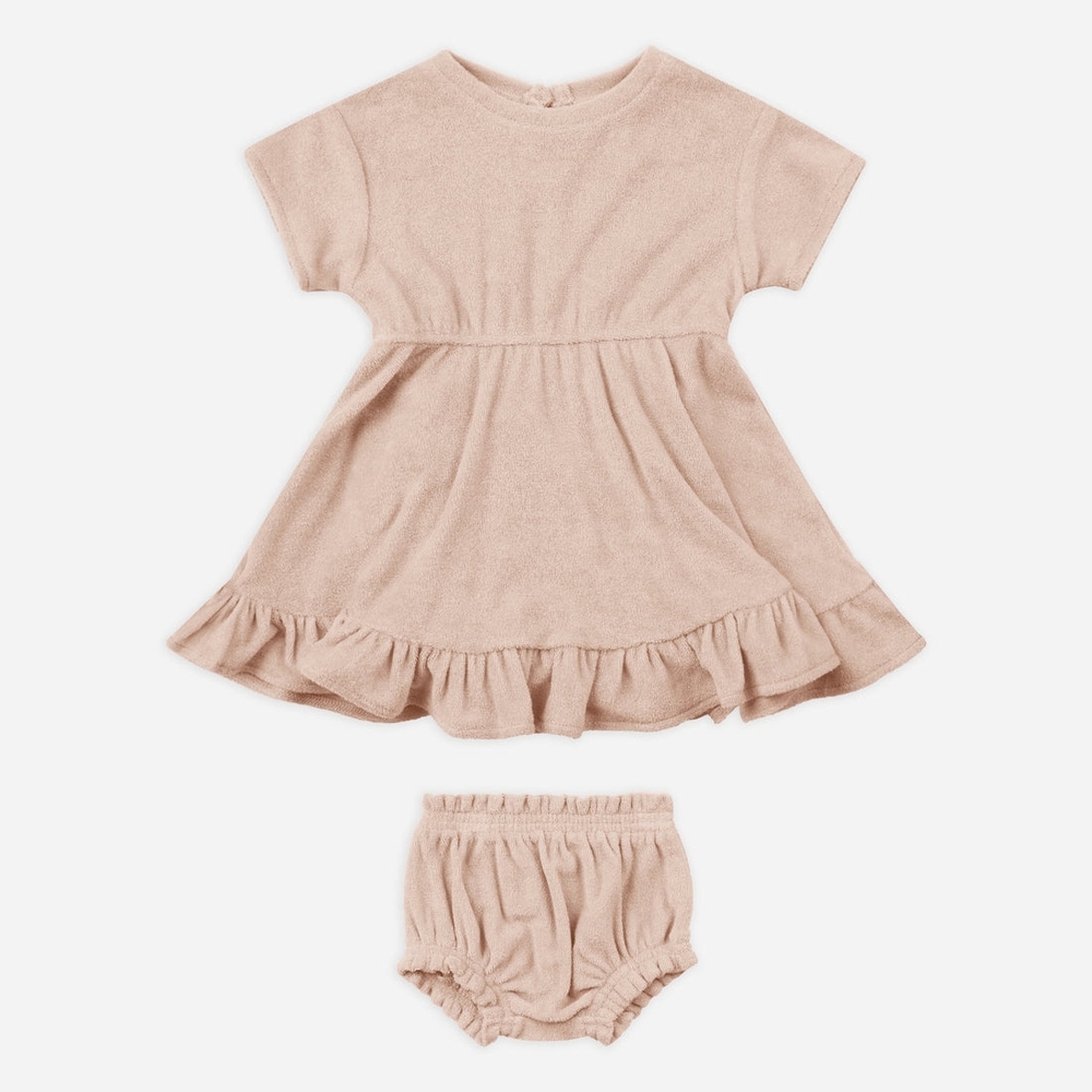 Quincy Mae Baby Dress with Ruffle Hem